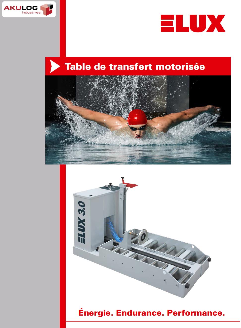 Table de transfert motorisée